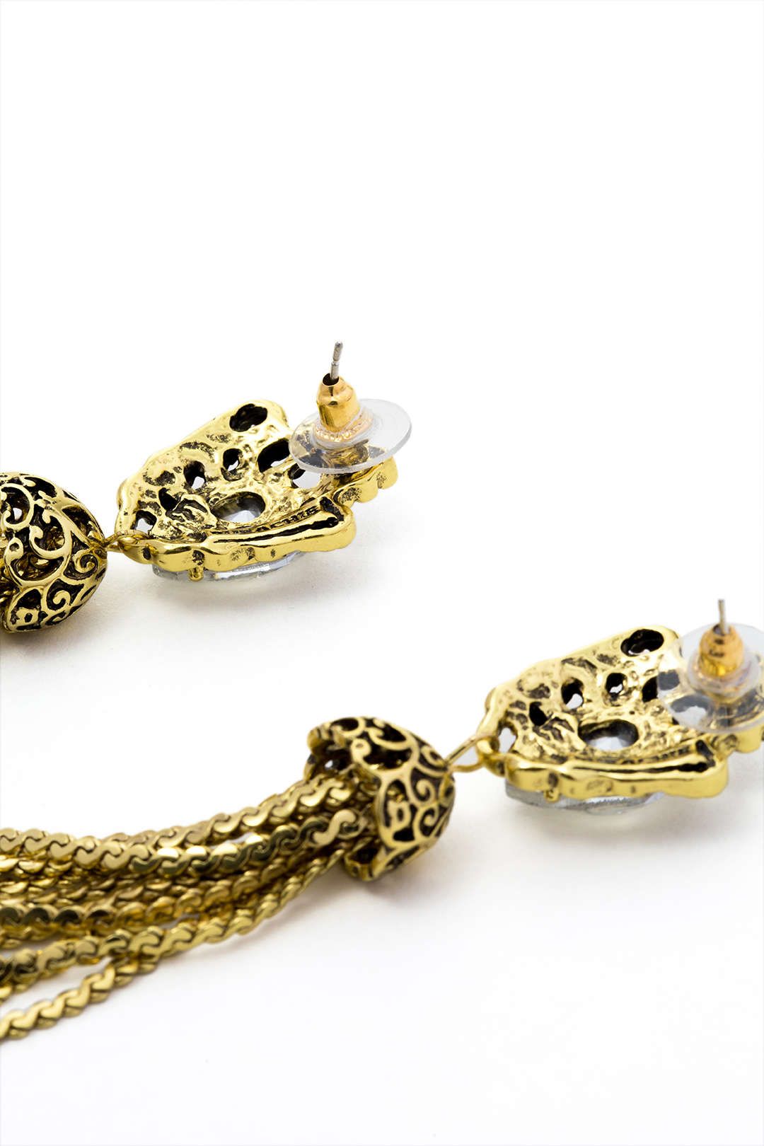 Crystal Fringe Earrings sold by Micas product image thumbnail 2