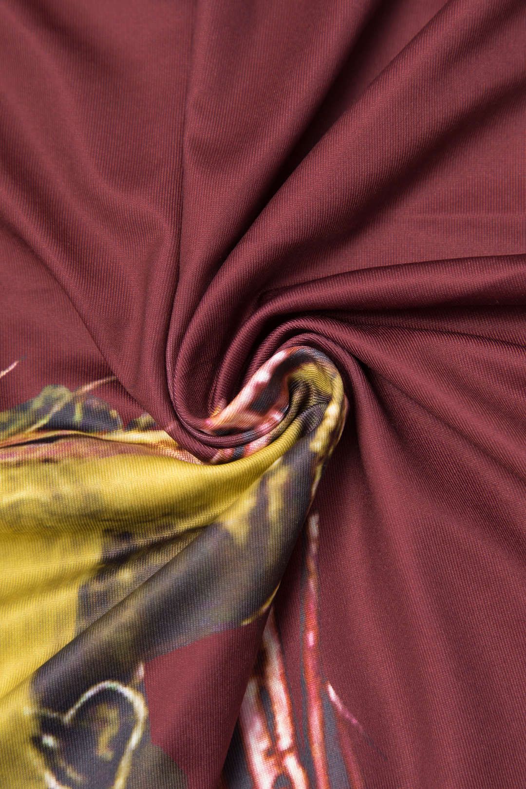 Sculpture Print Stitching Crop Top And Maxi Skirt Set sold by Micas product image thumbnail 7