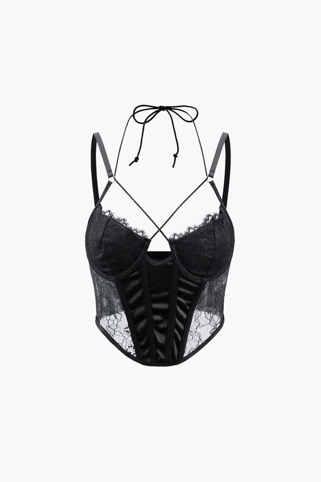 Halter Lace Corset Top sold by Micas