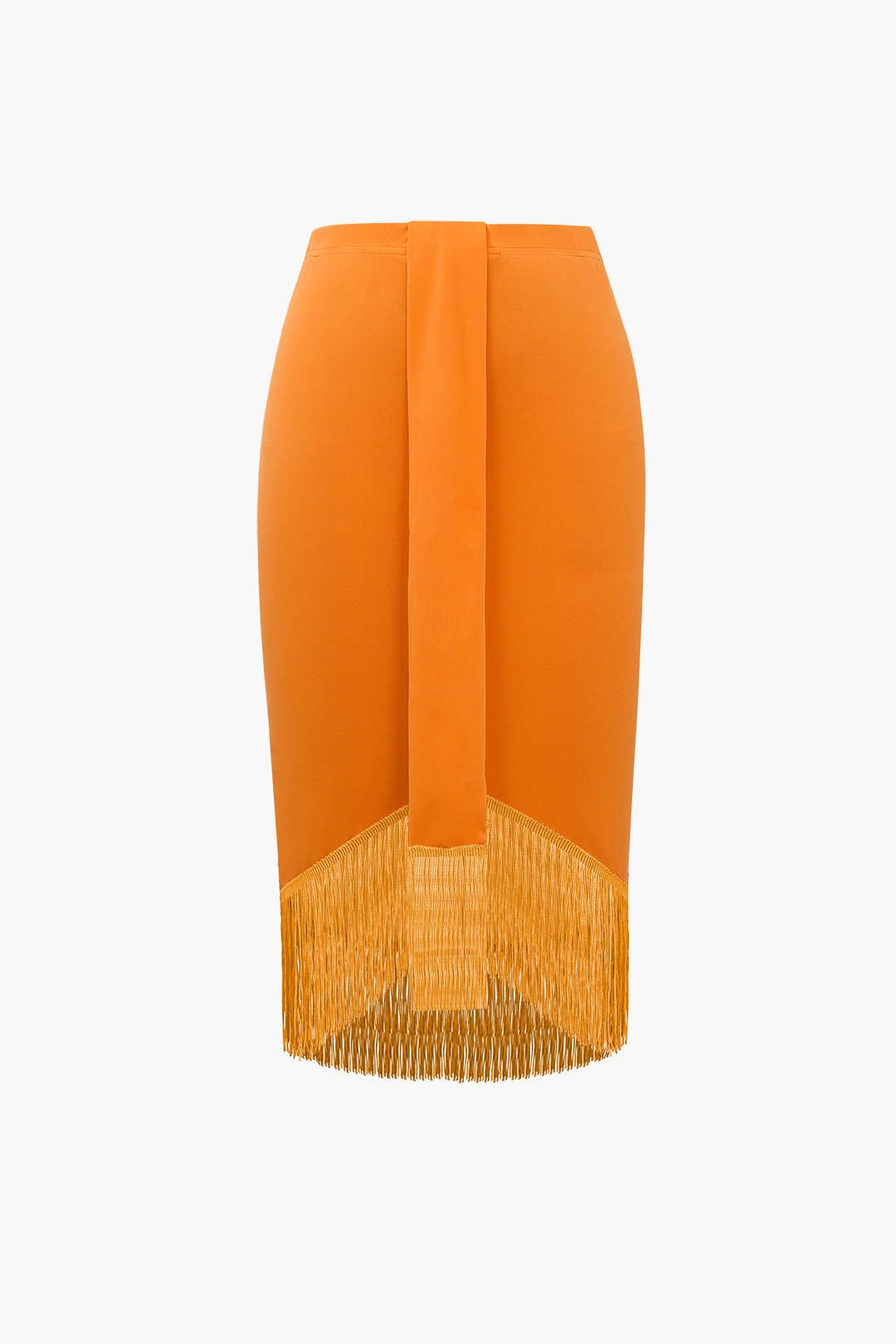 Asymmetric Tank Top And Fringe Hem Skirt Set sold by Micas product image thumbnail 3