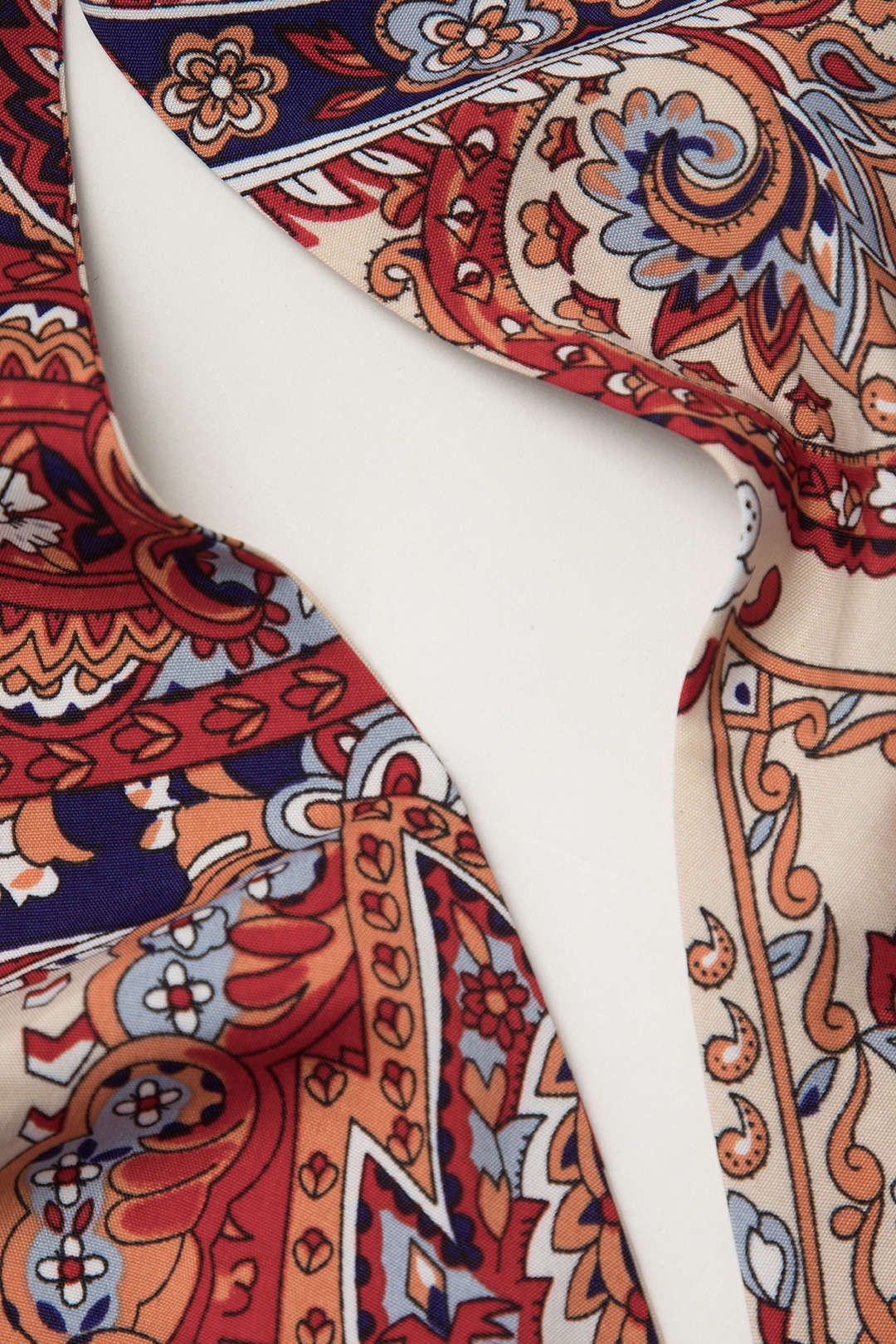 Paisley Print Linen-Blend Halter Romper sold by Micas product image thumbnail 3