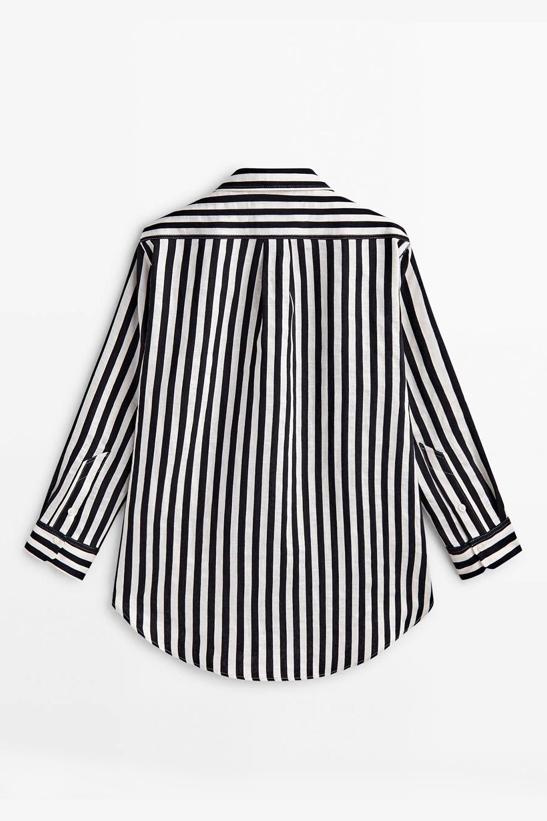 Stripe Button Up Long Sleeve Shirt sold by Micas product image thumbnail 3