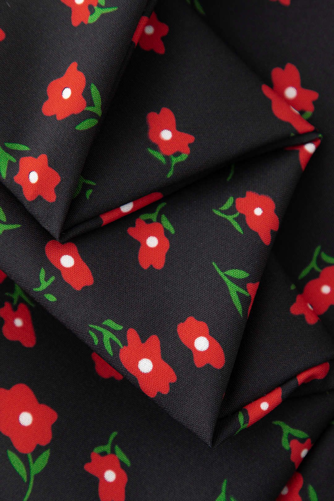 Floral Print V-neck Tie Waist Sleeveless Maxi Dress sold by Micas product image thumbnail 4