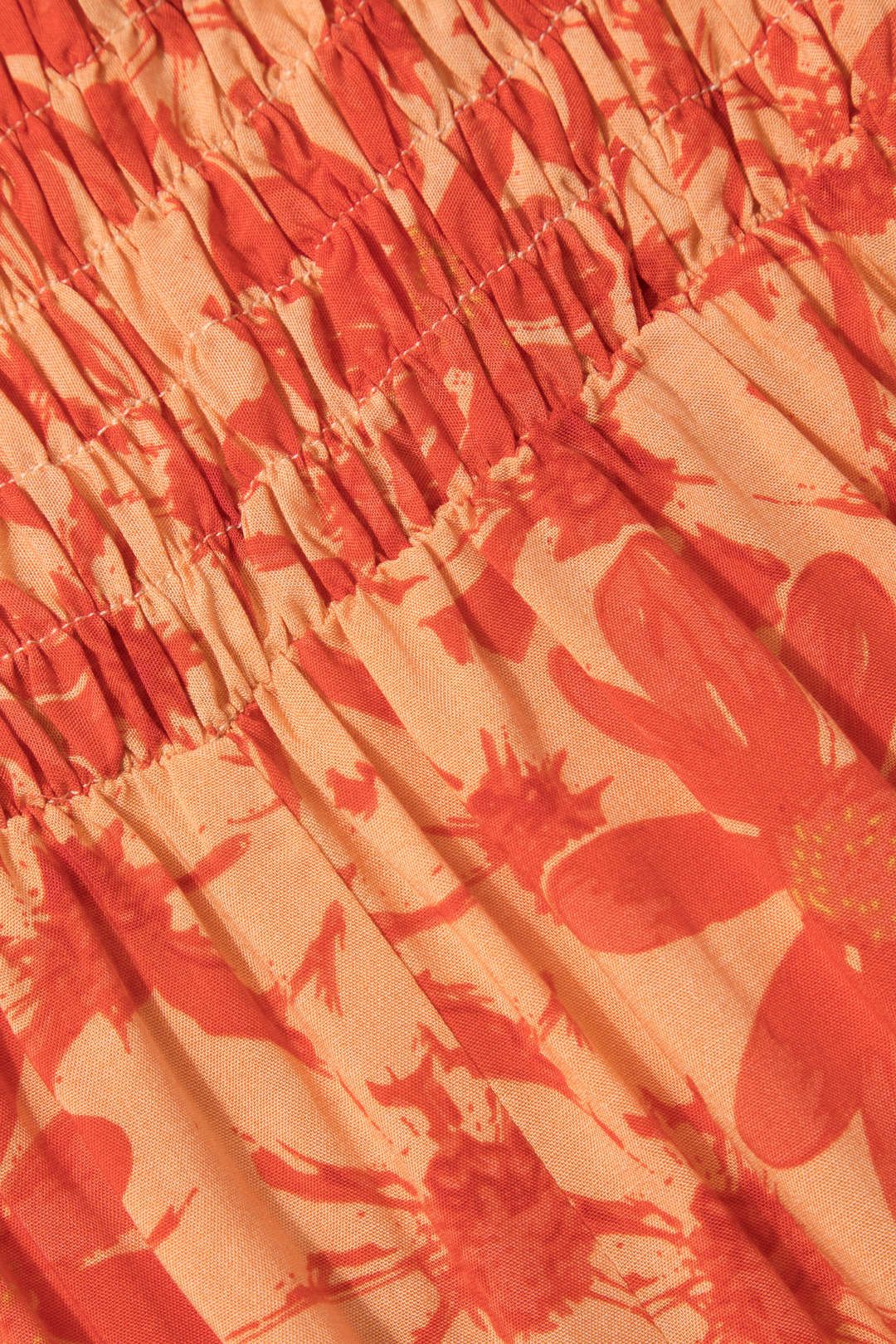 Leaves Print Square Neck Wide Leg Jumpsuit sold by Micas product image thumbnail 5