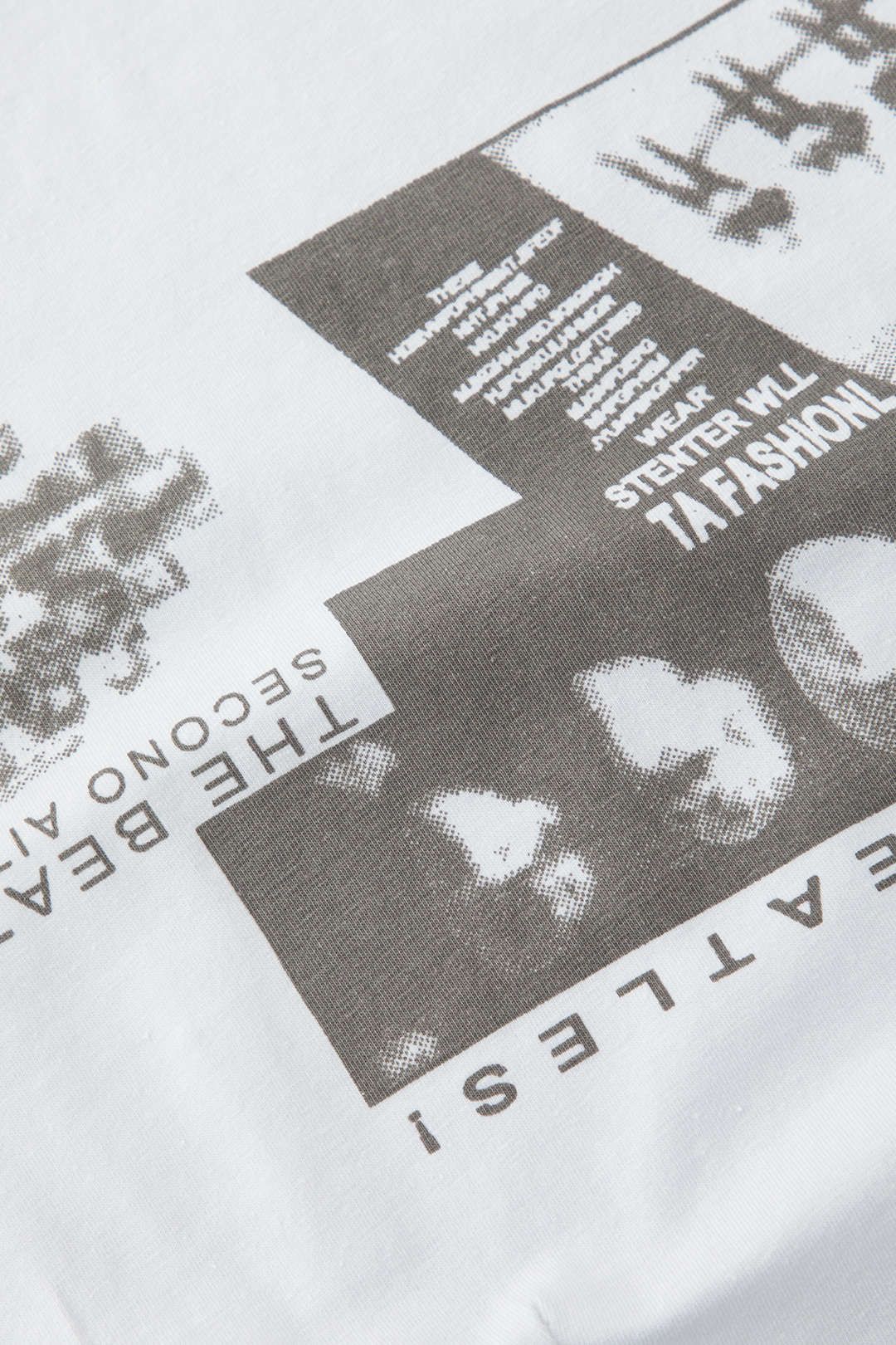 Beatles Asymmetric Crop T-Shirt sold by Micas product image thumbnail 3