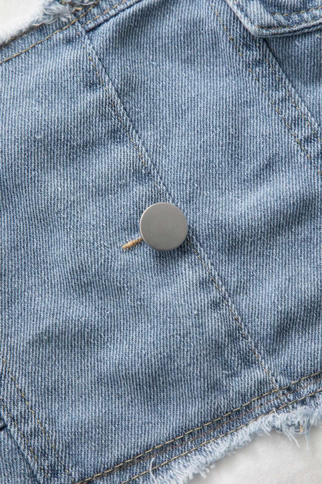 Oversized Denim Panel T-Shirt sold by Micas product image thumbnail 5