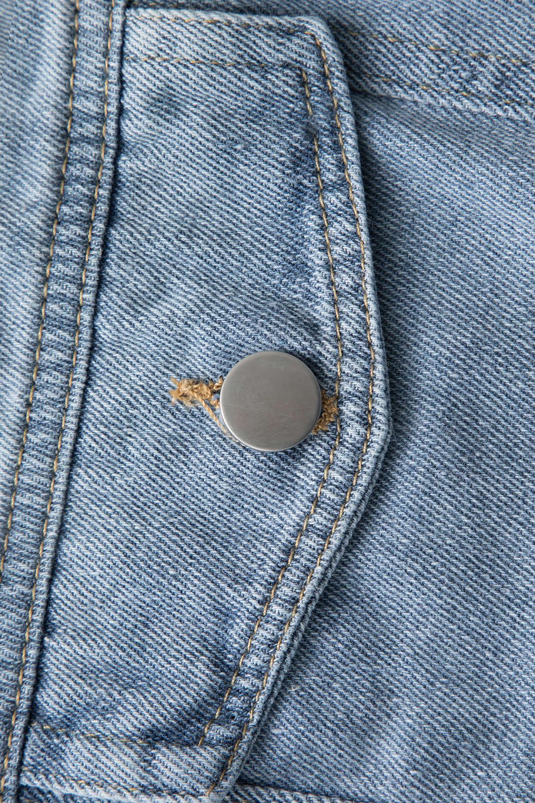 Oversized Denim Panel T-Shirt sold by Micas product image thumbnail 4