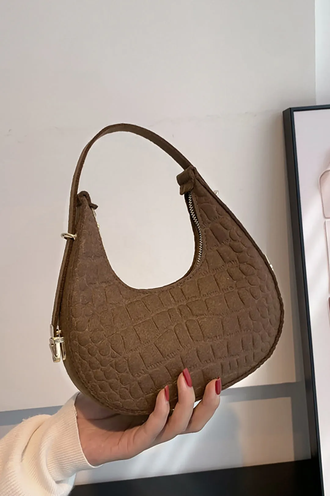 Textured Tote Bag sold by Micas product image thumbnail 4