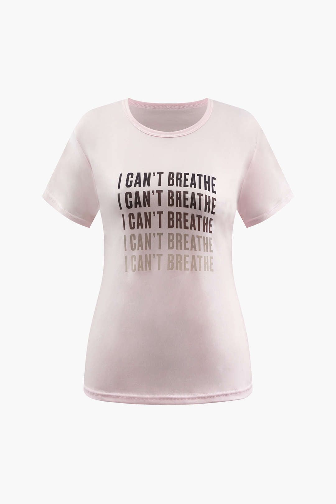 Letter Print Short Sleeve T-Shirt sold by Micas product image thumbnail 2
