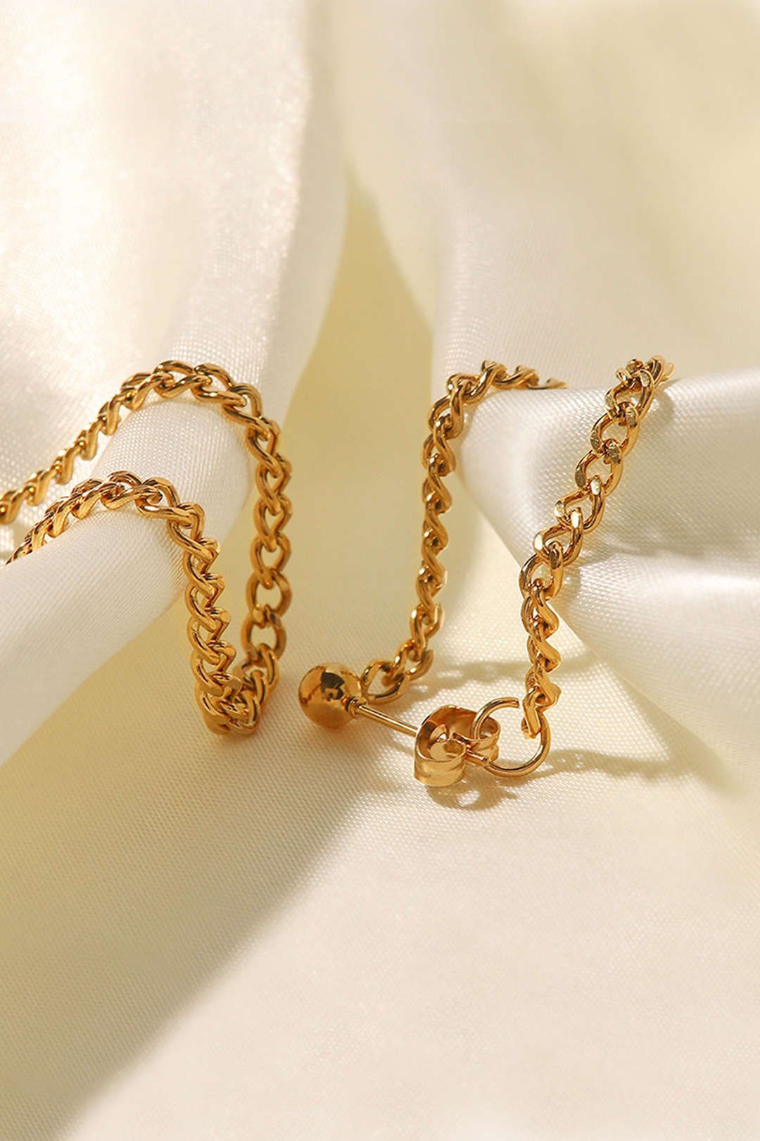 Chain Drop Earrings sold by Micas product image thumbnail 3