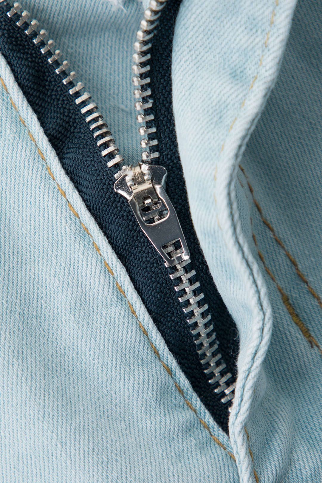 Tiered Frayed Denim Shorts sold by Micas product image thumbnail 4