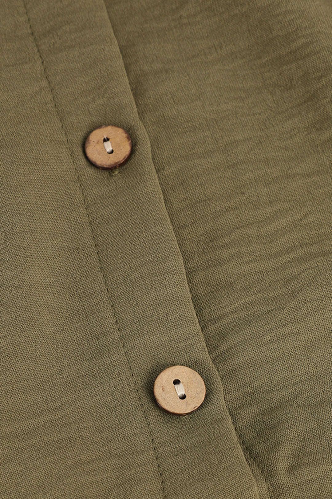 High Waisted Linen Midi Skirt sold by Micas product image thumbnail 3