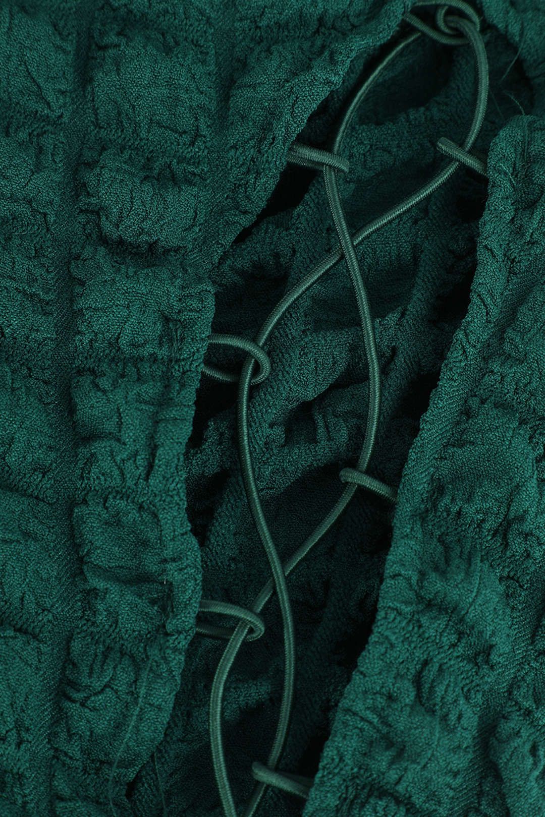 Popcorn Textured Tie Side Jumpsuit sold by Micas product image thumbnail 3