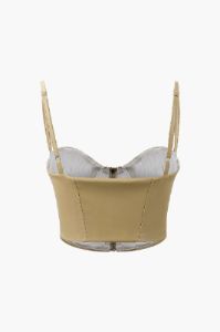 Faux Leather Bustier Cami Top sold by Micas