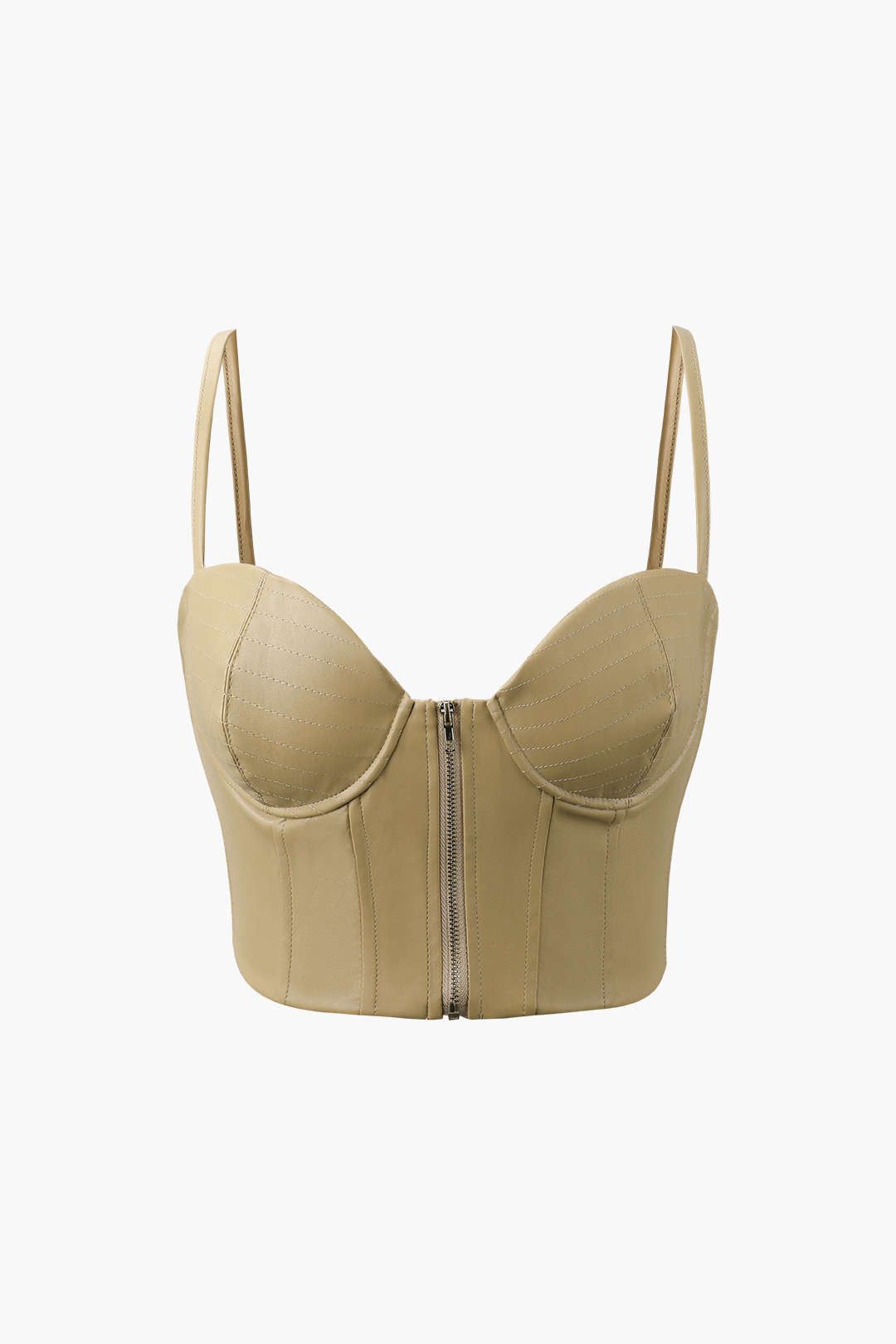 Faux Leather Bustier Cami Top sold by Micas