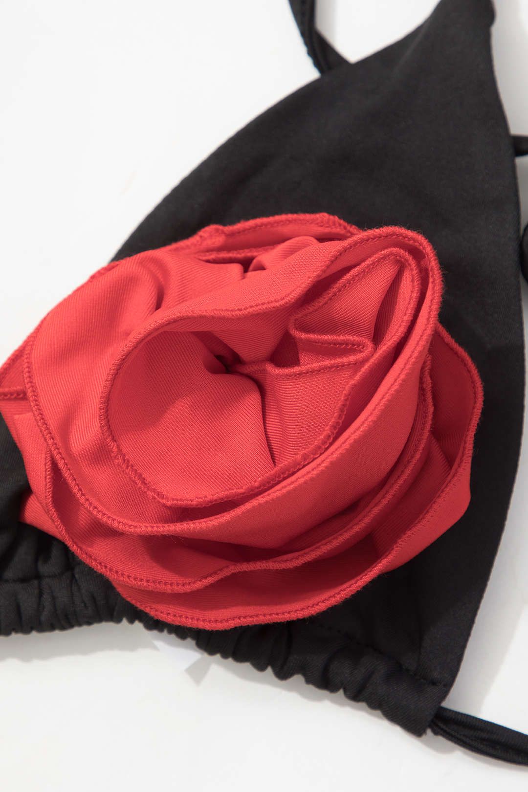 3D Rose Halter Tie Side Bikini Set sold by Micas product image thumbnail 3