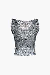 Rhinestone Tank Top sold by Micas