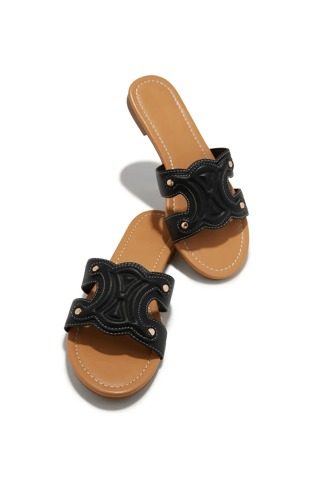 Retro udskårne hjemmesko med rund tå sold by Micas product image thumbnail 2