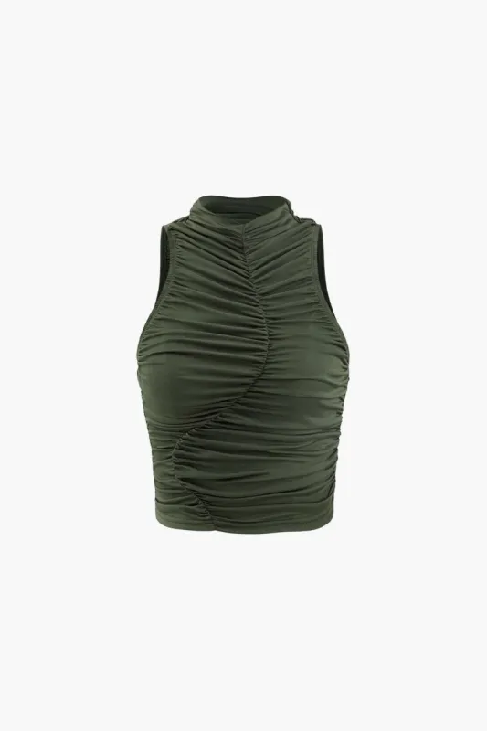 Ruched Tank Top sold by Micas