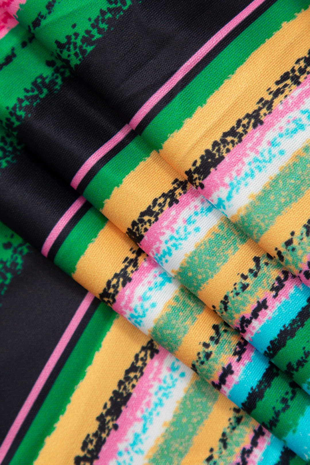 Multicolored Stripe Halter Tie Wide Leg Jumpsuit sold by Micas product image thumbnail 5