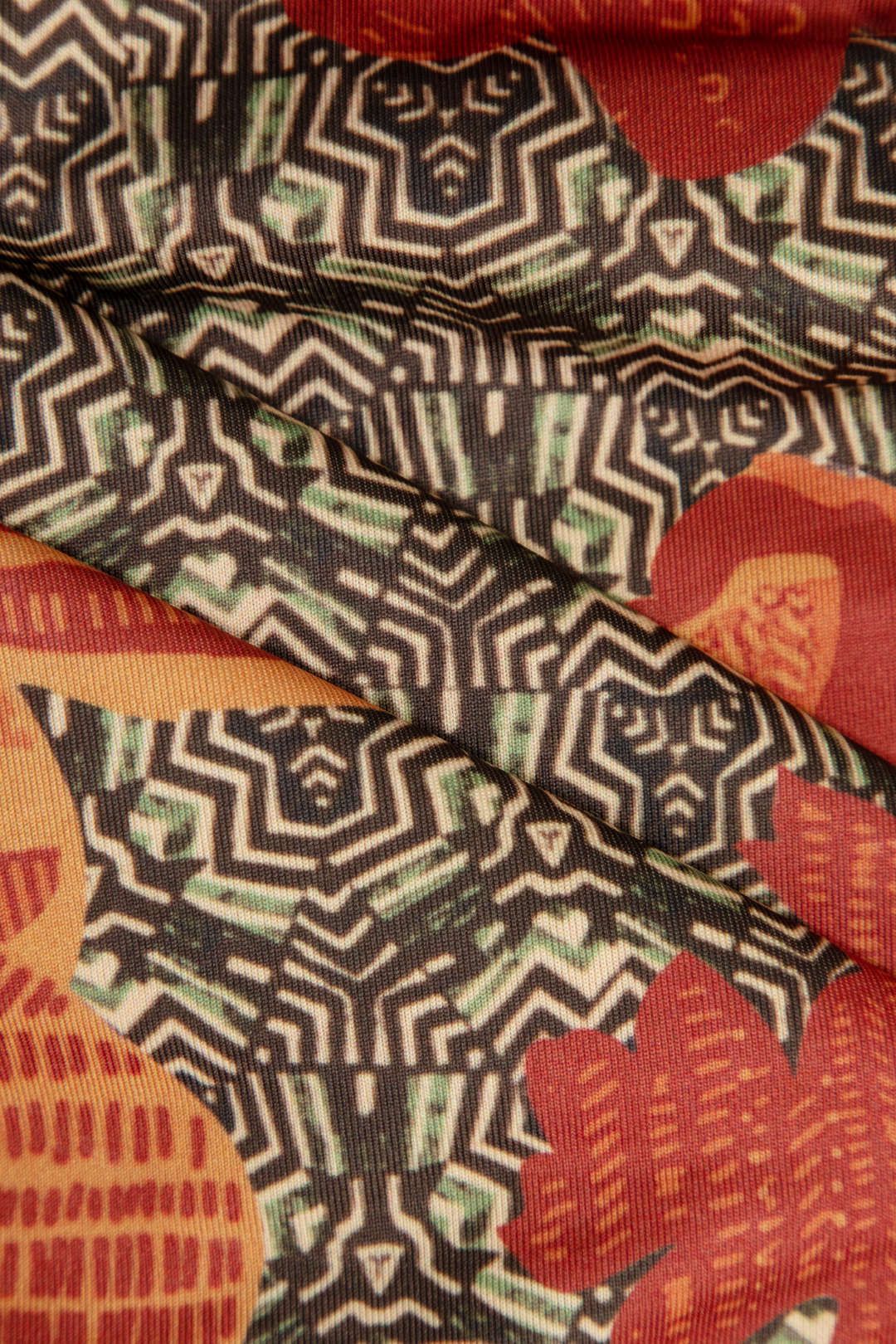 Floral Print Cut Out Halter One-piece Swimsuit sold by Micas product image thumbnail 4