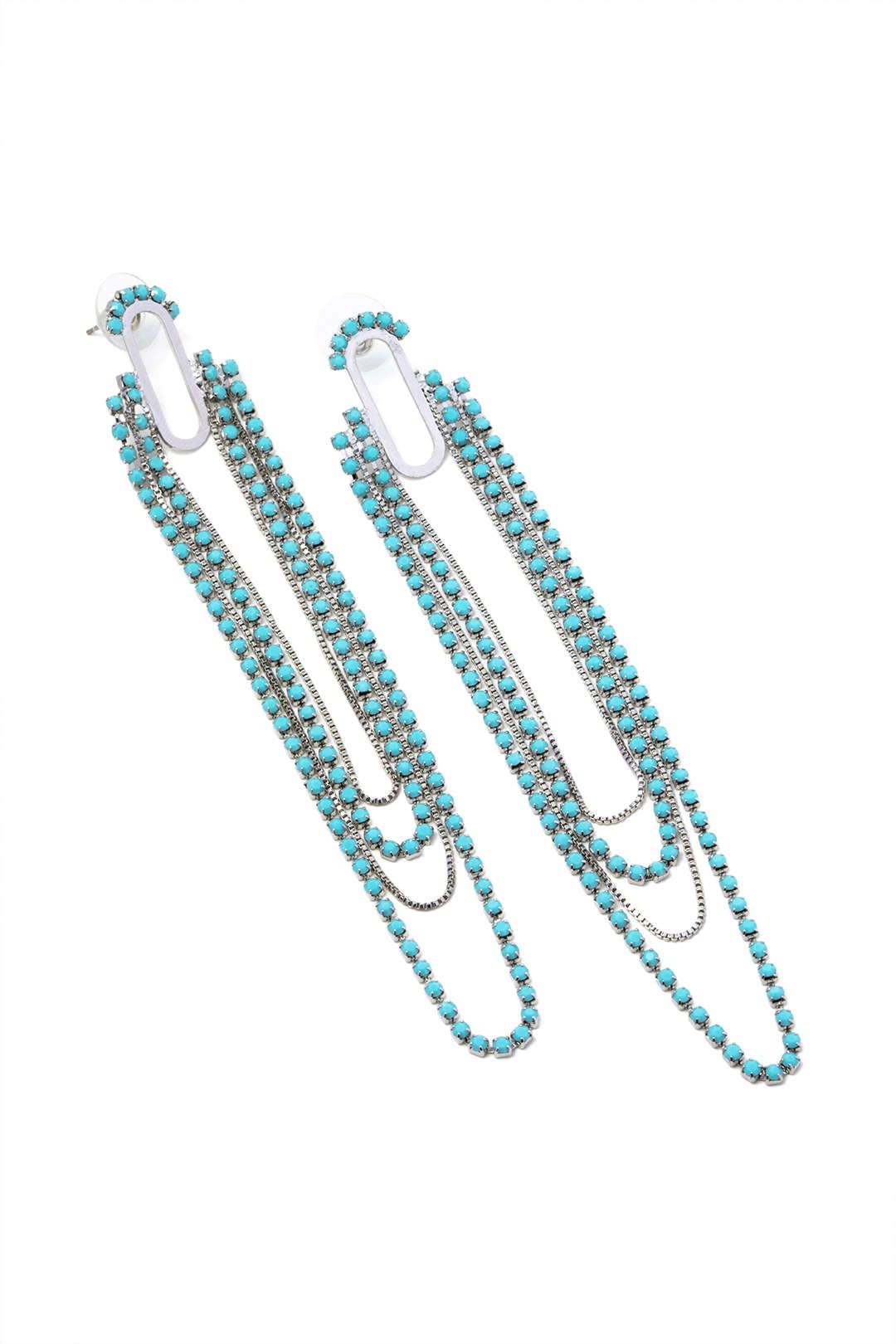 Bead Embellished Drop Earrings sold by Micas product image thumbnail 2