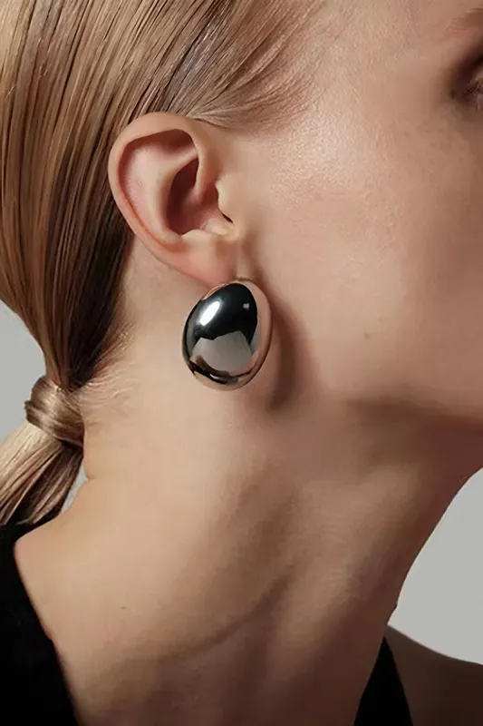 Smooth Oval Earrings sold by Micas