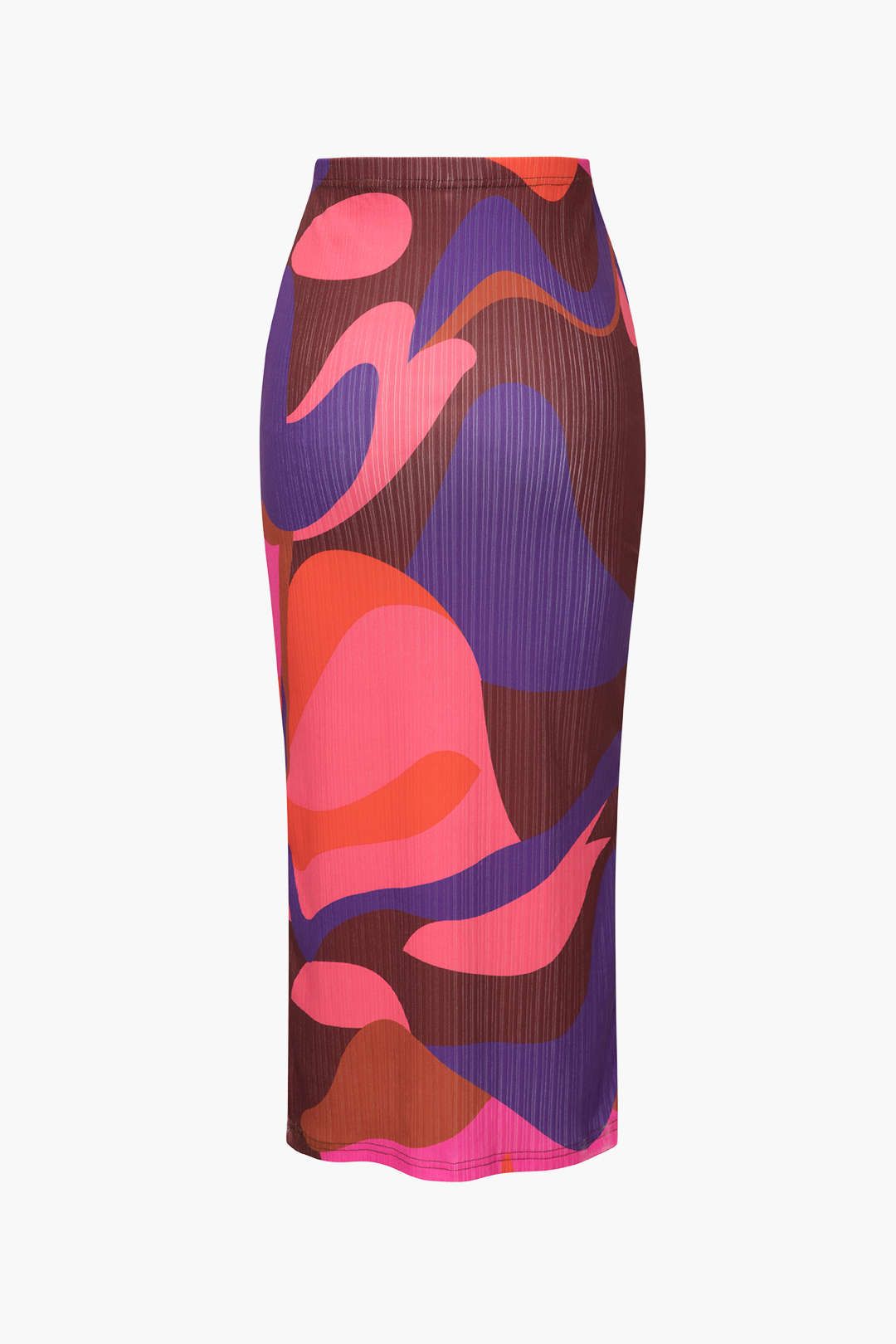 Printed Ribbed Midi Skirt sold by Micas product image thumbnail 2
