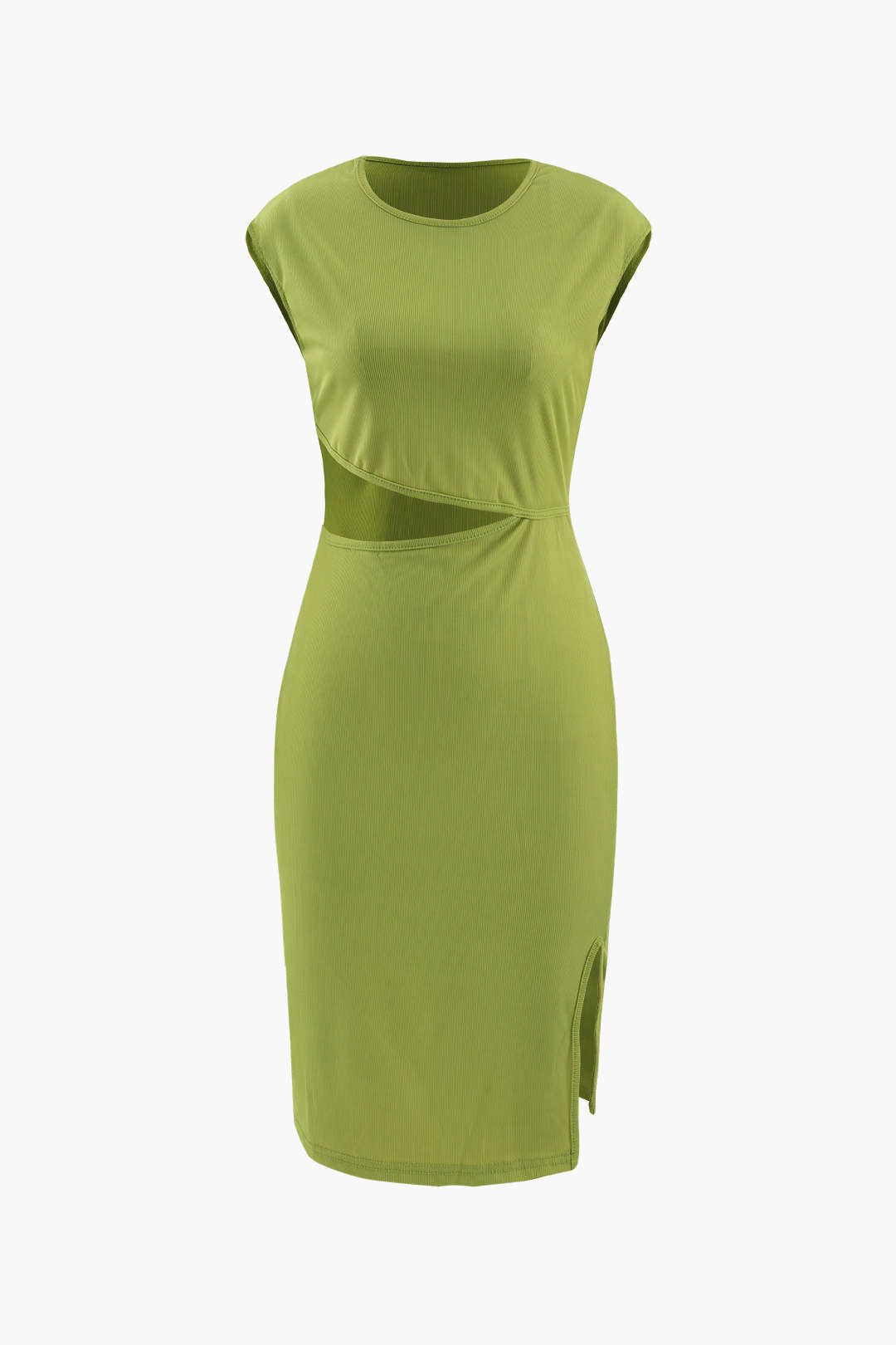 Cap Sleeve Cut Out Slit Mini Dress sold by Micas