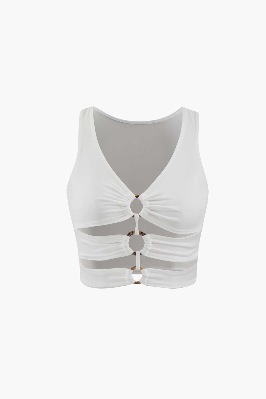 Cut Out Crop Tank Top sold by Micas