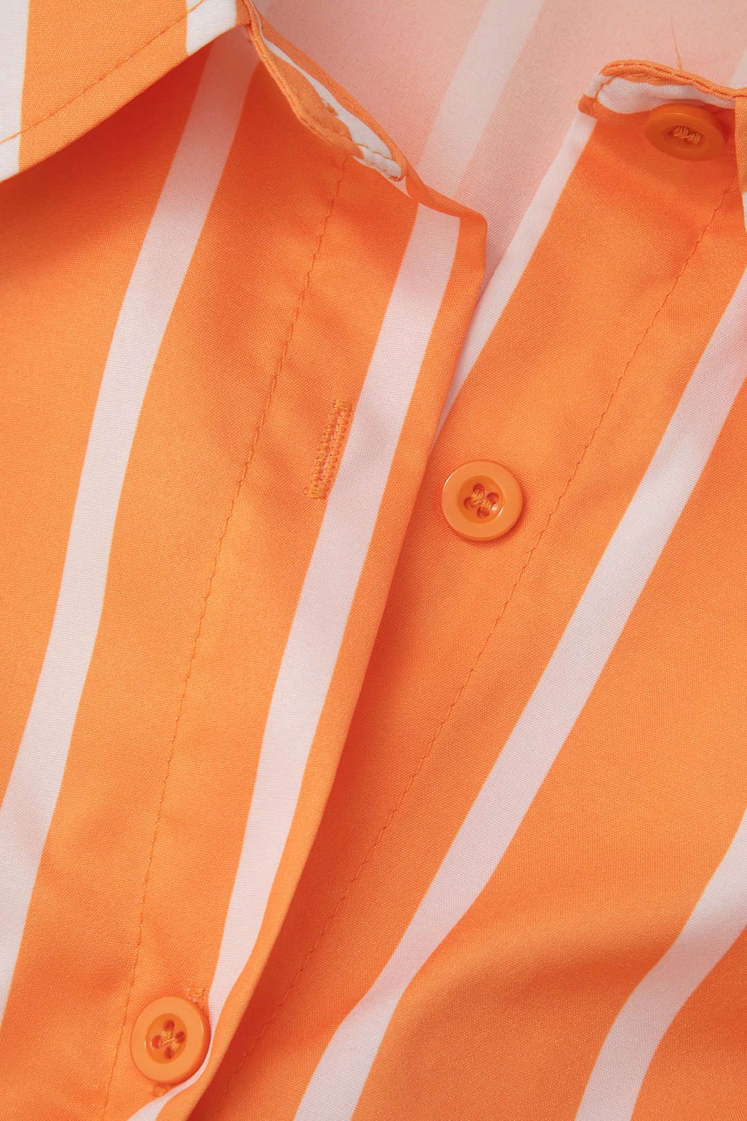 Vertical Stripe Short Sleeve Shirt And Elastic Waist Shorts Set sold by Micas product image thumbnail 6