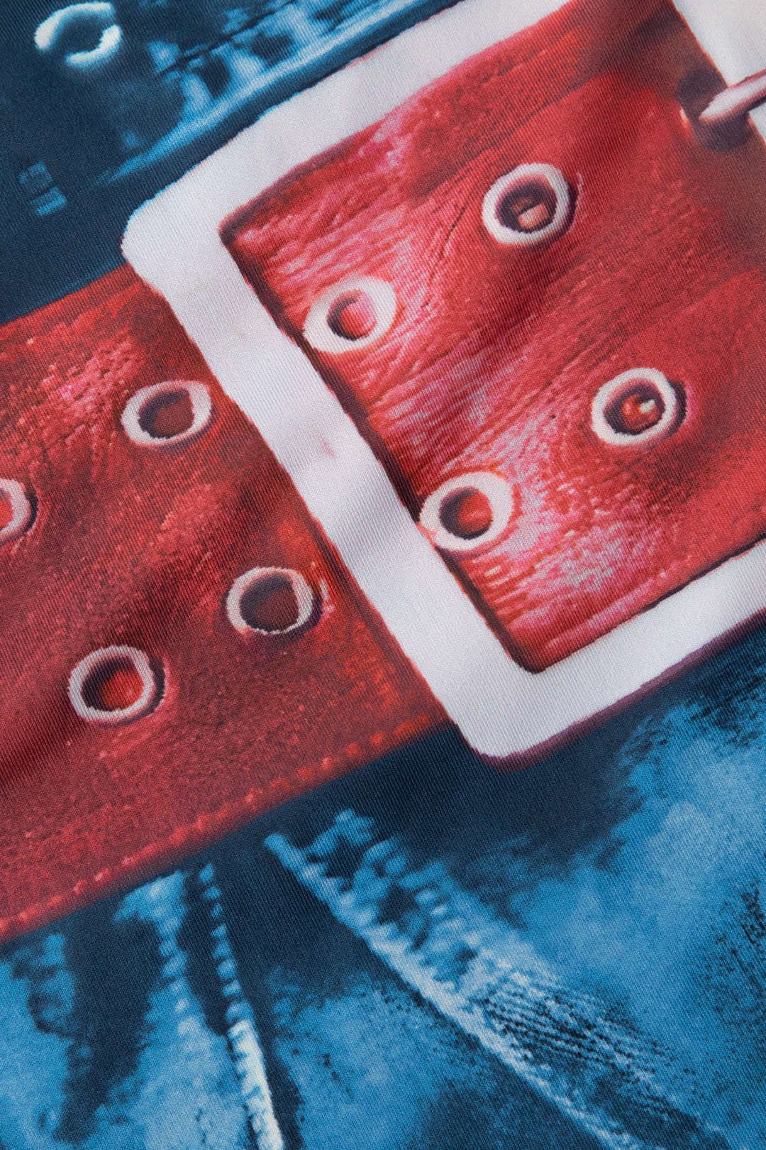 Denim Print Mini Skirt sold by Micas product image thumbnail 4