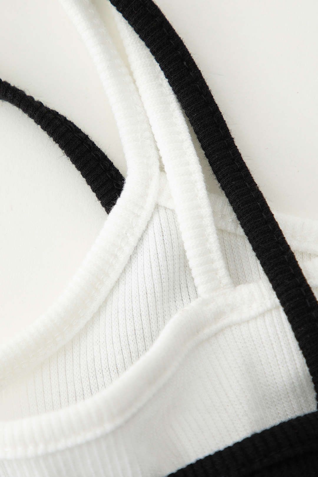 Contrast Layered Rib Bodysuit sold by Micas product image thumbnail 3