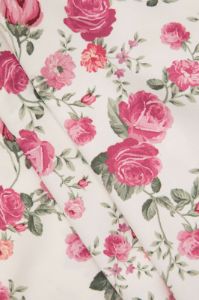 Floral Print Pleated Strapless Mini Dress sold by Micas