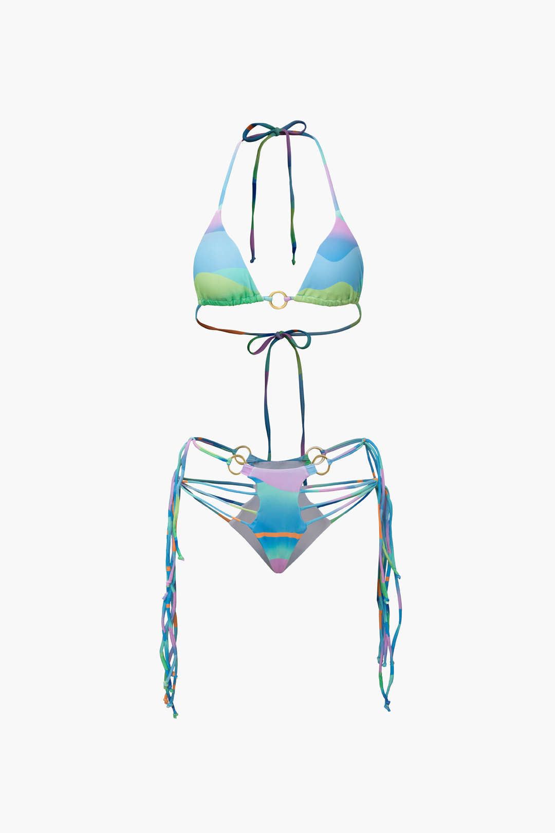 Halter Tie Bikini Set sold by Micas