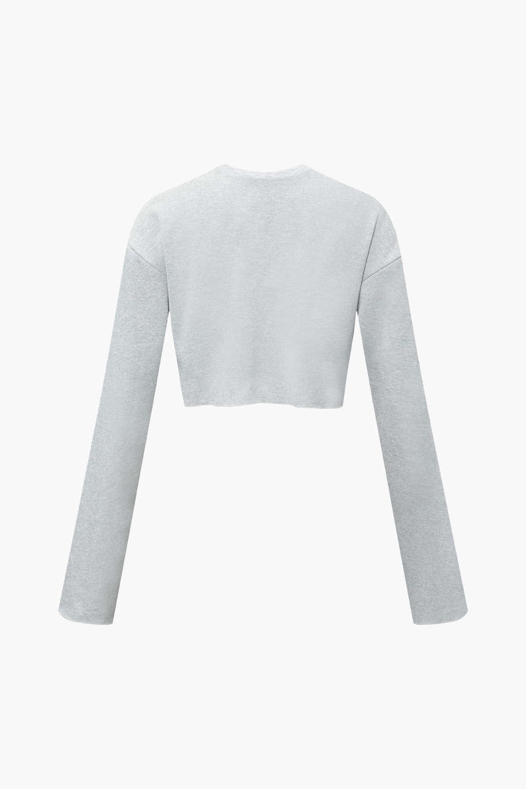 Cami Top And Long Sleeve Crop Top And Track Shorts Set sold by Micas product image thumbnail 6