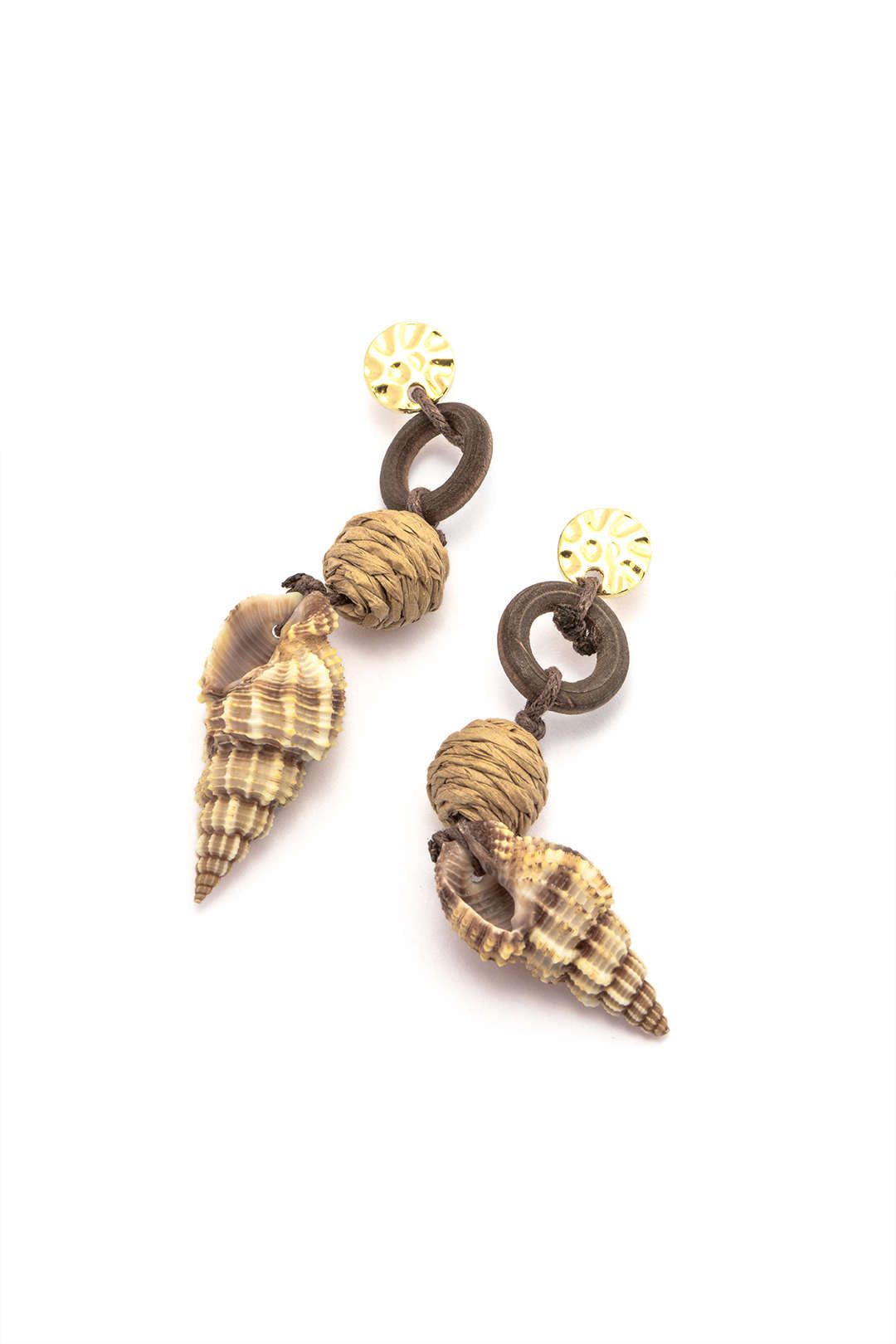 Conch Shell Drop Earrings sold by Micas product image thumbnail 2