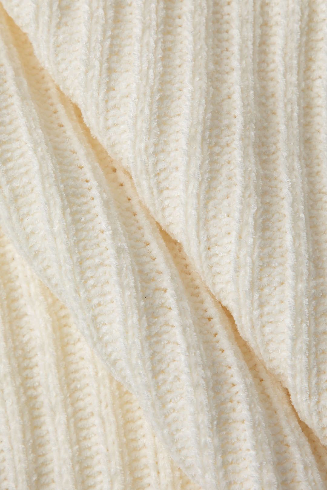 Mock Neck Openwork Knit Sleeveless Dress sold by Micas product image thumbnail 4