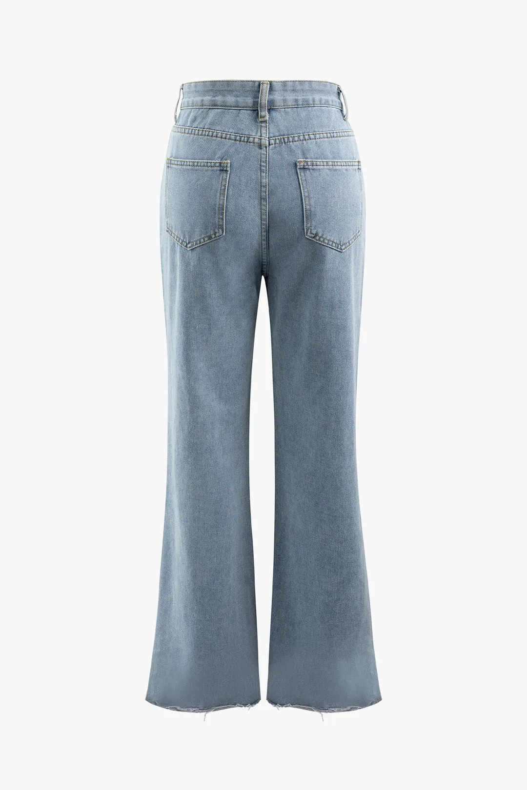 Flossede højtaljede jeans sold by Micas product image thumbnail 2