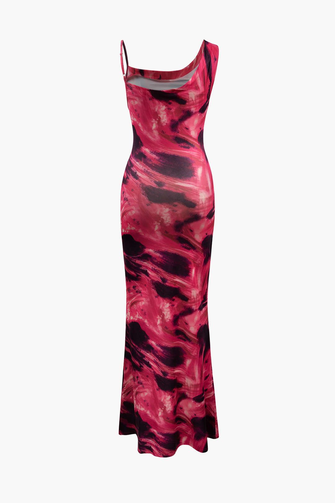 Abstract Print Asymmetric Maxi Dress sold by Micas product image thumbnail 2