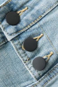 Asymmetric Denim Mini Skirt sold by Micas