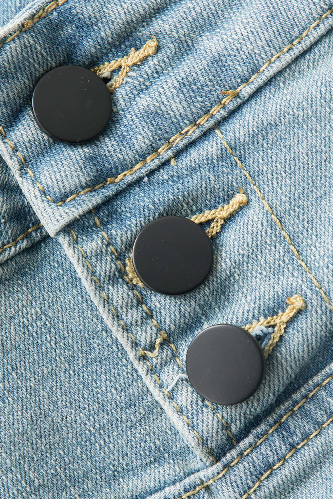 Asymmetric Denim Mini Skirt sold by Micas product image thumbnail 3