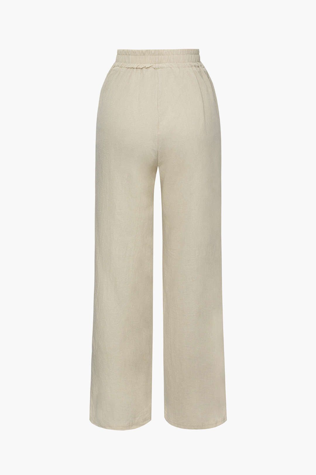 Straight Pants With Elastic Waistband sold by Micas product image thumbnail 4