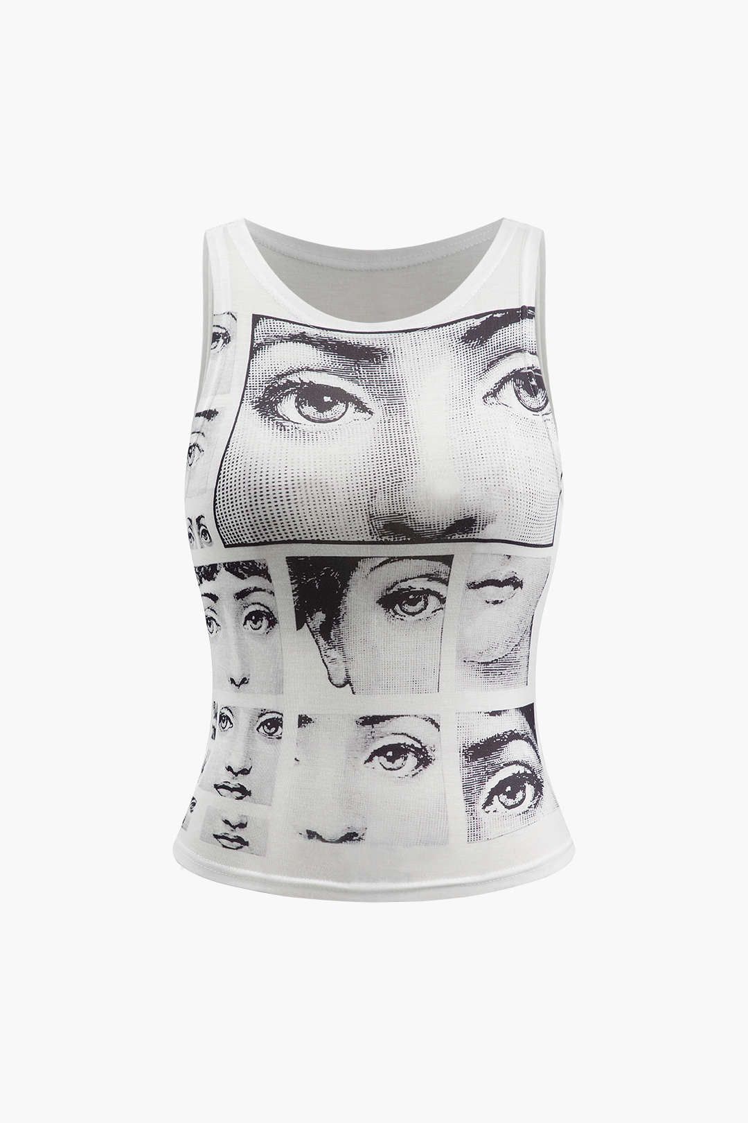 Staring Eye Graphic Tank Top sold by Micas
