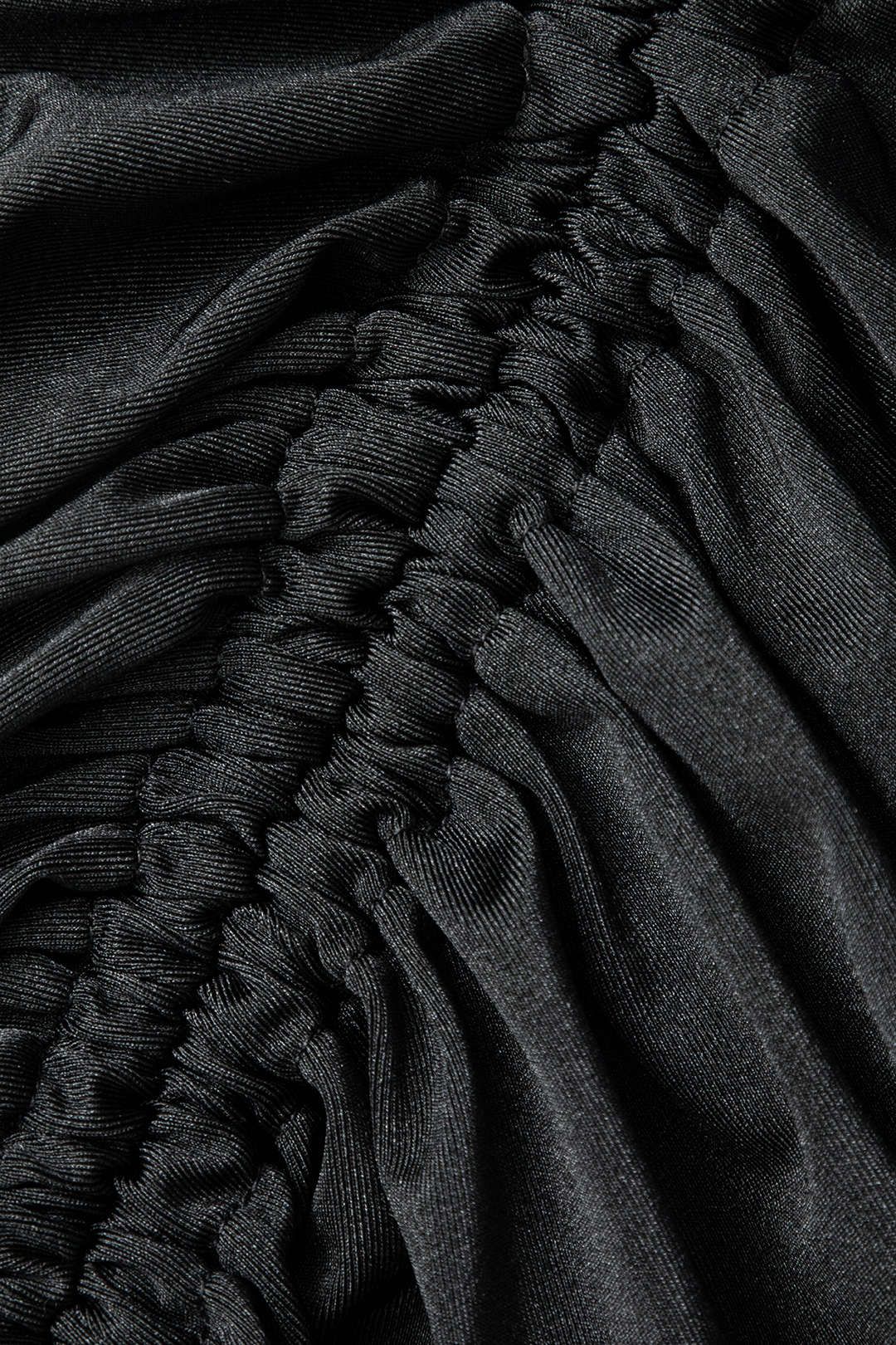 Asymmetric Cut Out Drawstring Midi Dress sold by Micas product image thumbnail 4