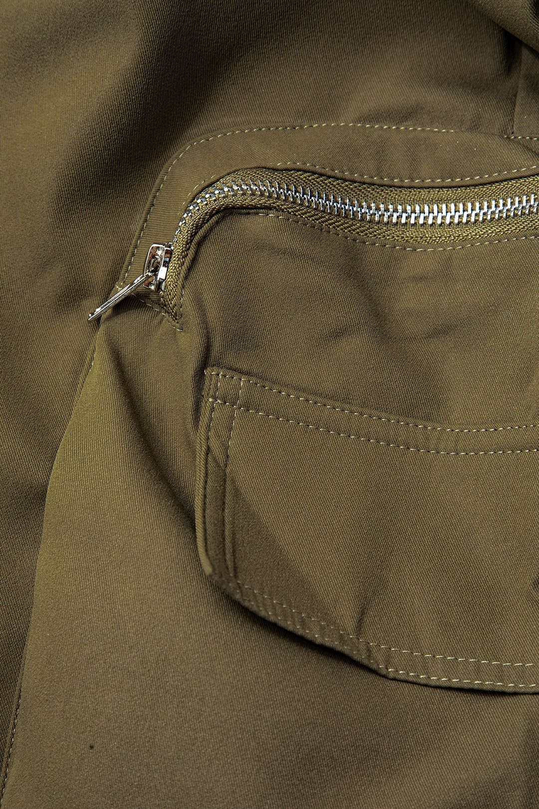 Drawstring Zipper Pocket Wide Leg Cargo Pants sold by Micas product image thumbnail 5