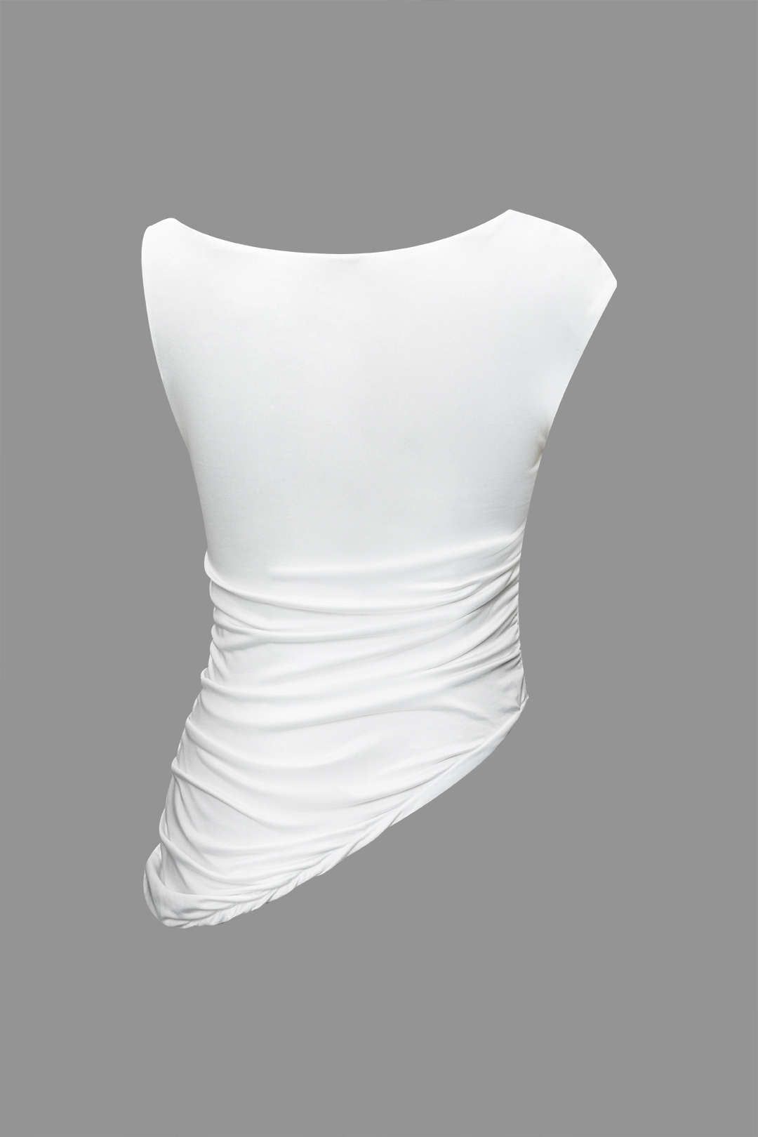 Asymmteirc Ruched T-Shirt sold by Micas product image thumbnail 2