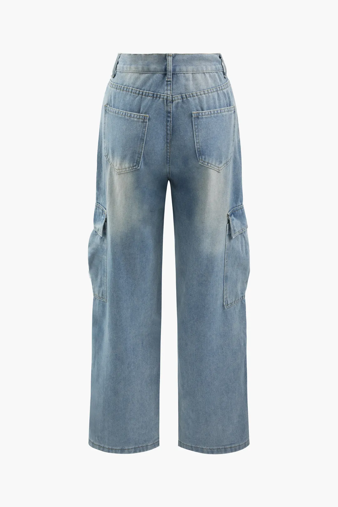 Faded Pocket Tie-Up Jeans sold by Micas product image thumbnail 2