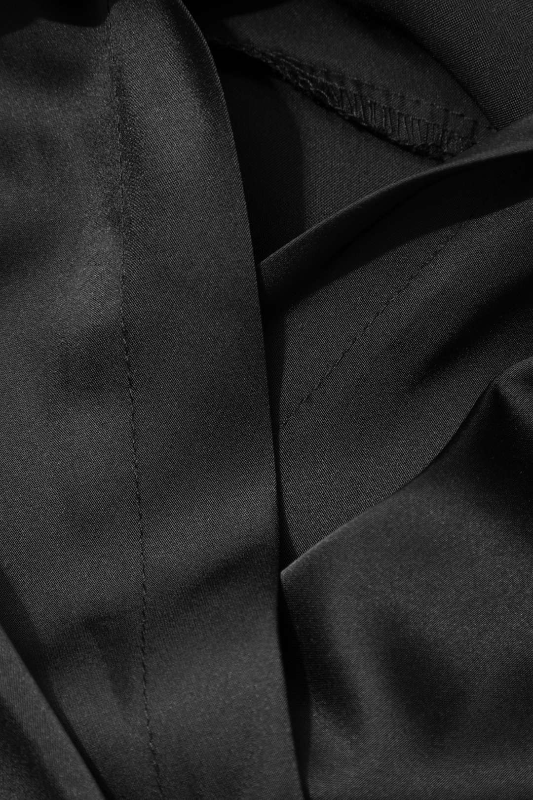 Solid V-neck Wrap Mini Shirt Dress sold by Micas product image thumbnail 4