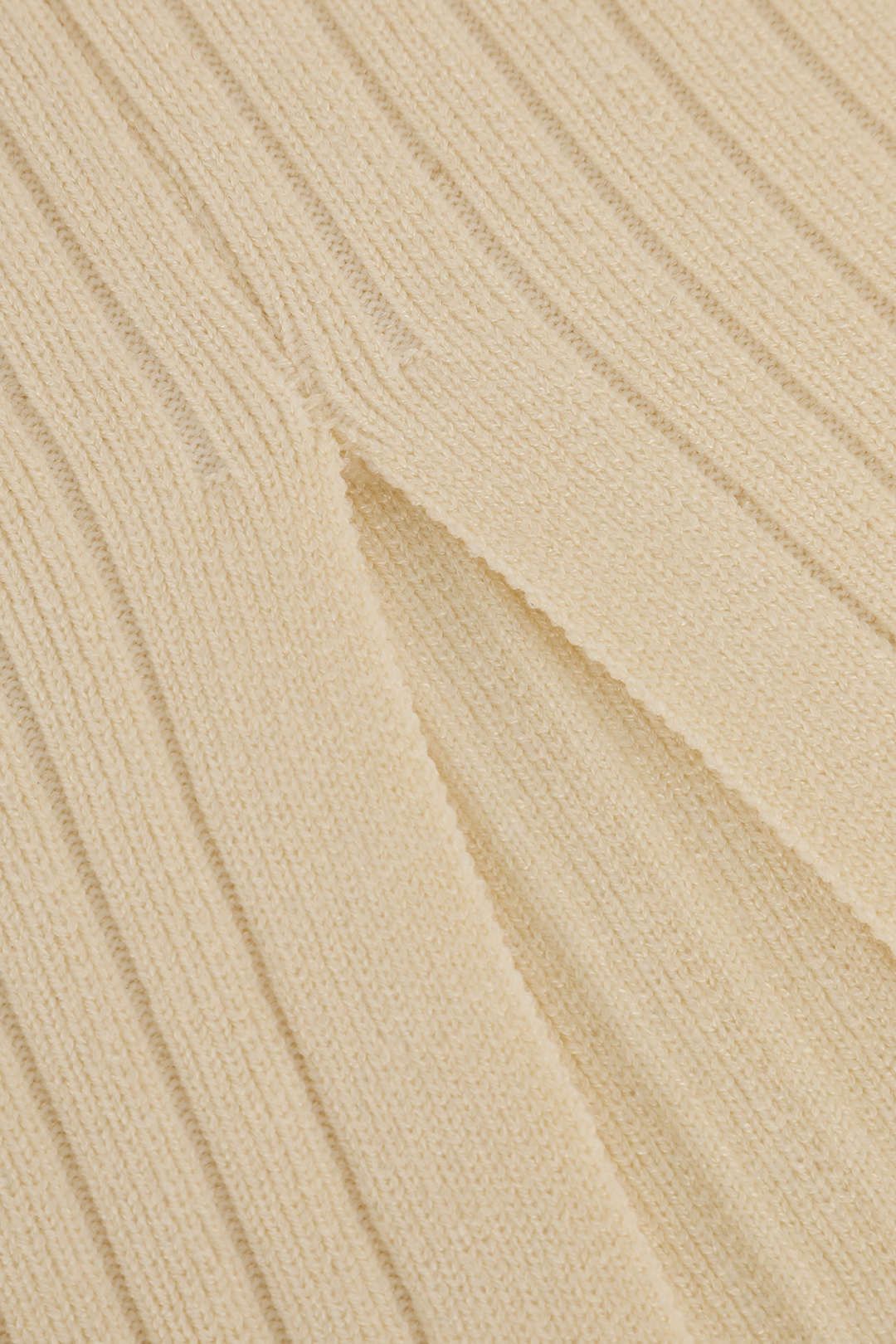 Rib-Knit Slit Midi Skirt sold by Micas product image thumbnail 5